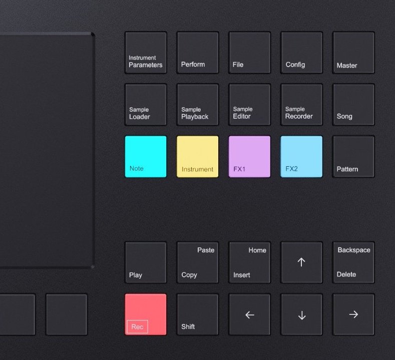 Polyend Tracker close up