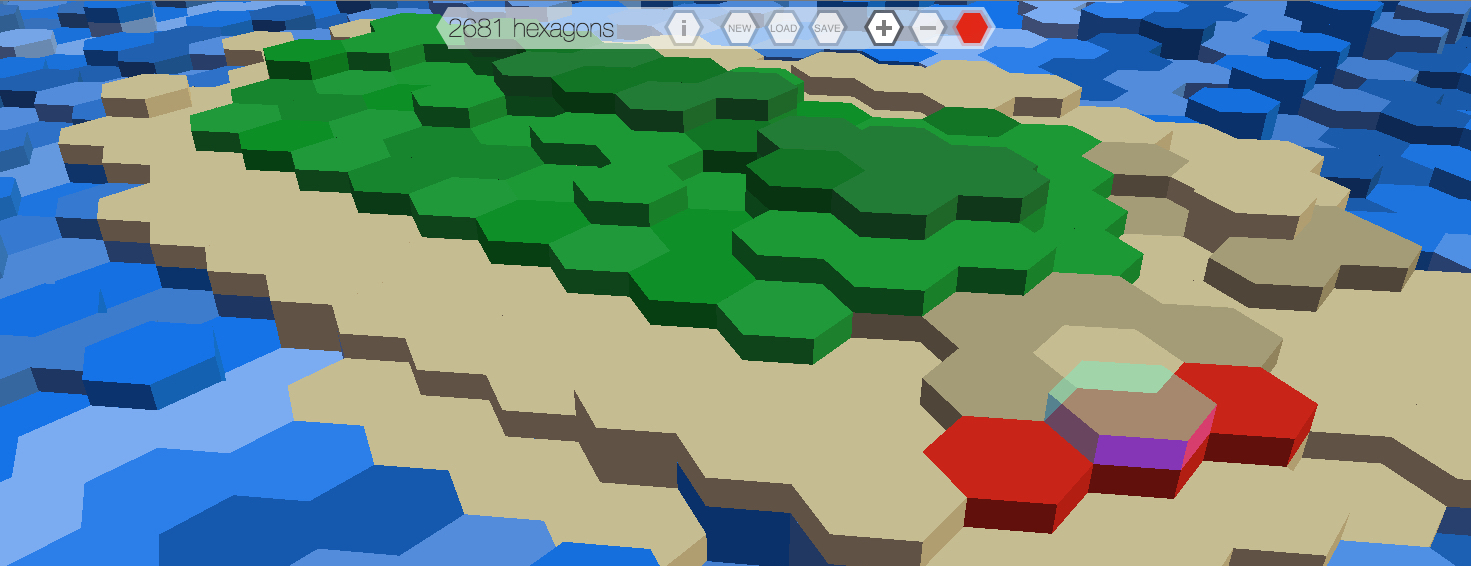 Hexcraft: a Minecraft-like hexagonal tile editor