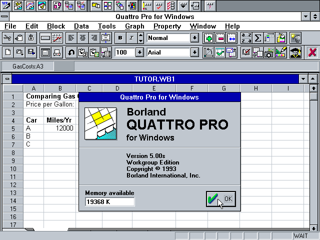 Borland Office 2.0 For Windows 3.1
