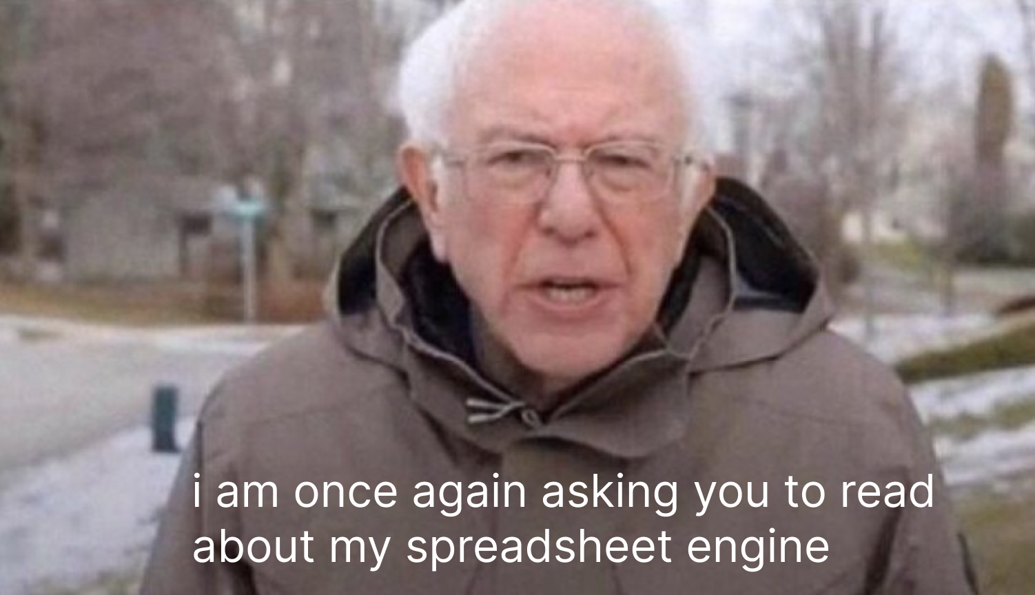 spreadsheet bernie
